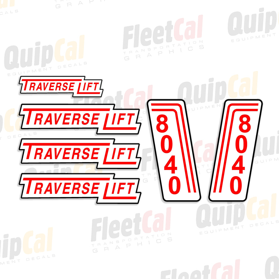 Decals for Traverse Lift Telehandlers