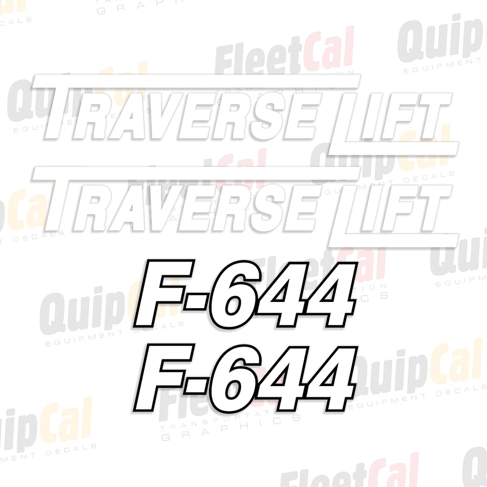 Decals for Traverse Lift Telehandlers