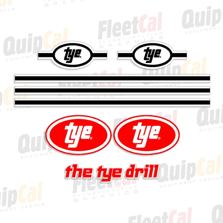 Tye Seeder and Drill Decals