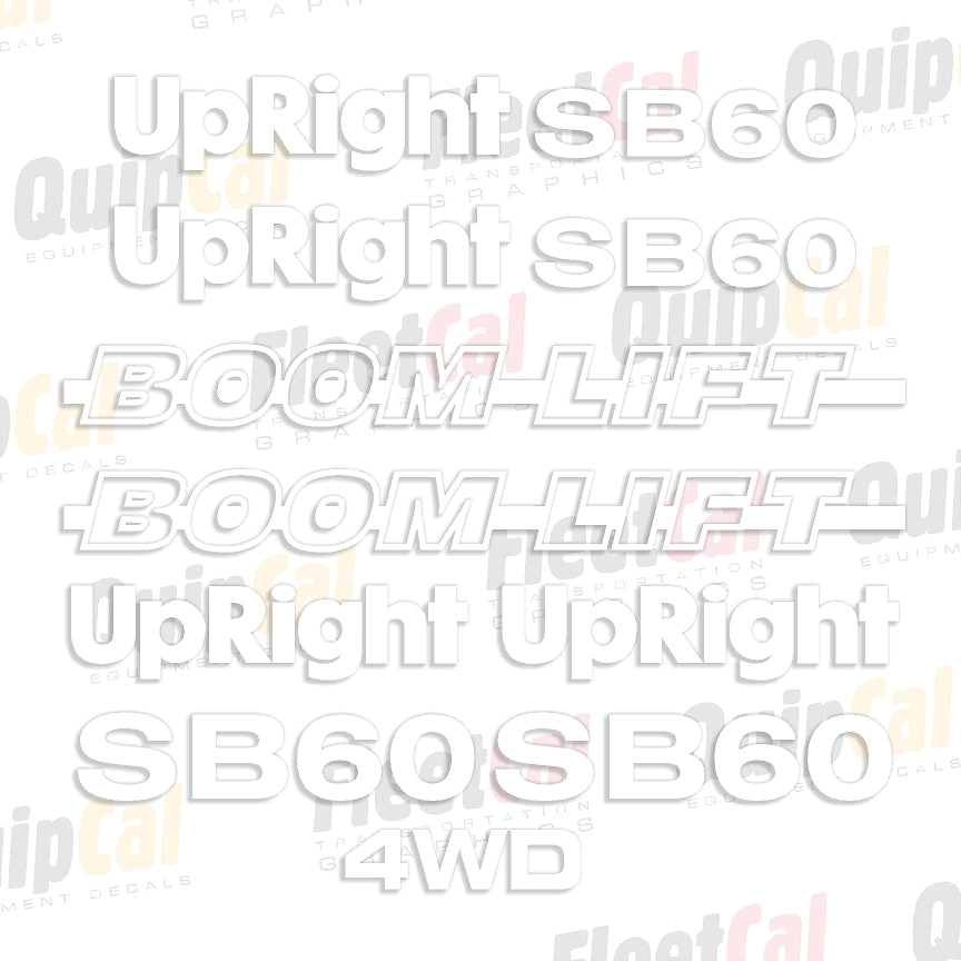 UpRight Telescopic Manlift Decals