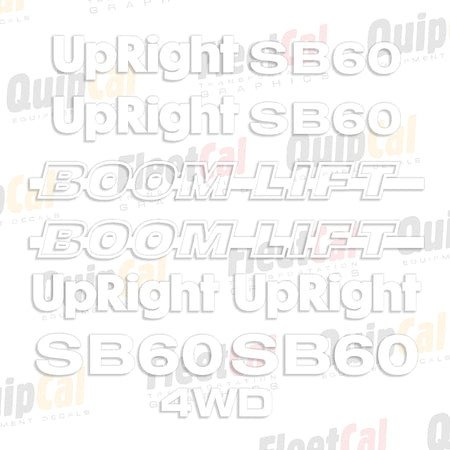 UpRight Telescopic Manlift Decals