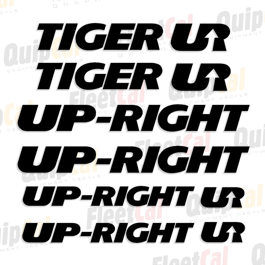 UpRight Scissor Lift Decals