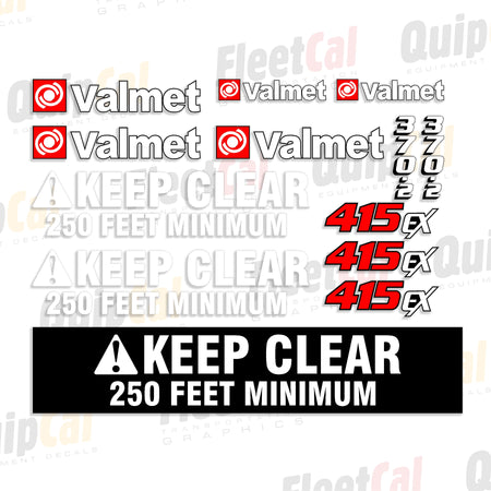 Valmet Feller Buncher Decal Set