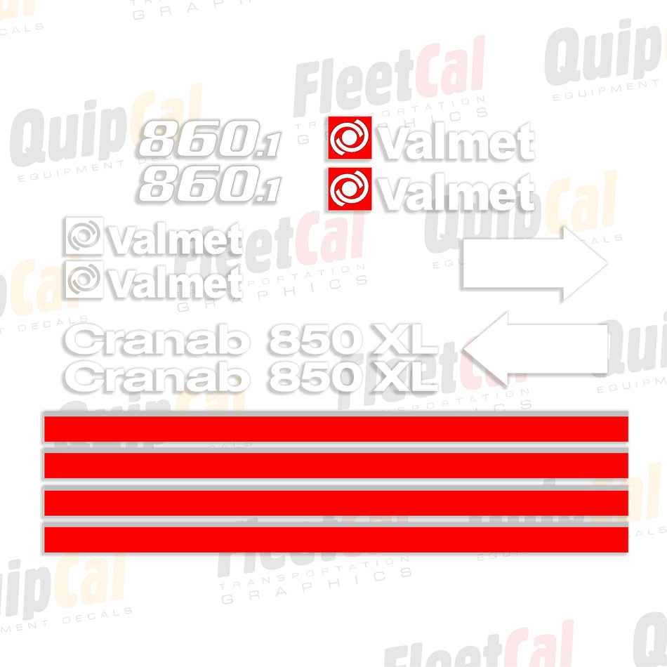 Valmet Forwarder Decal Set