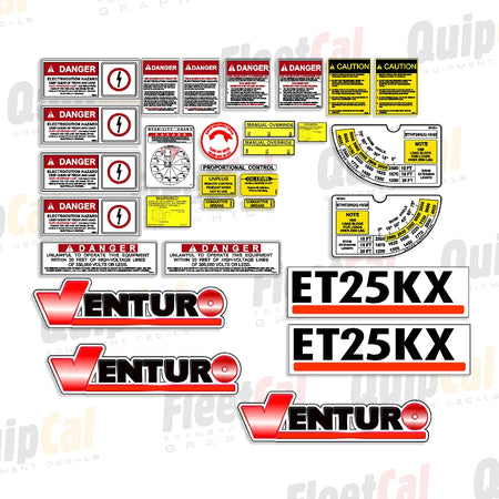 Venturo Mechanic's Crane Decals