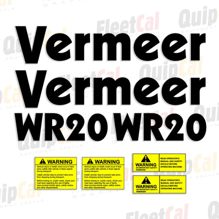 Vermeer Hay Rake Decals