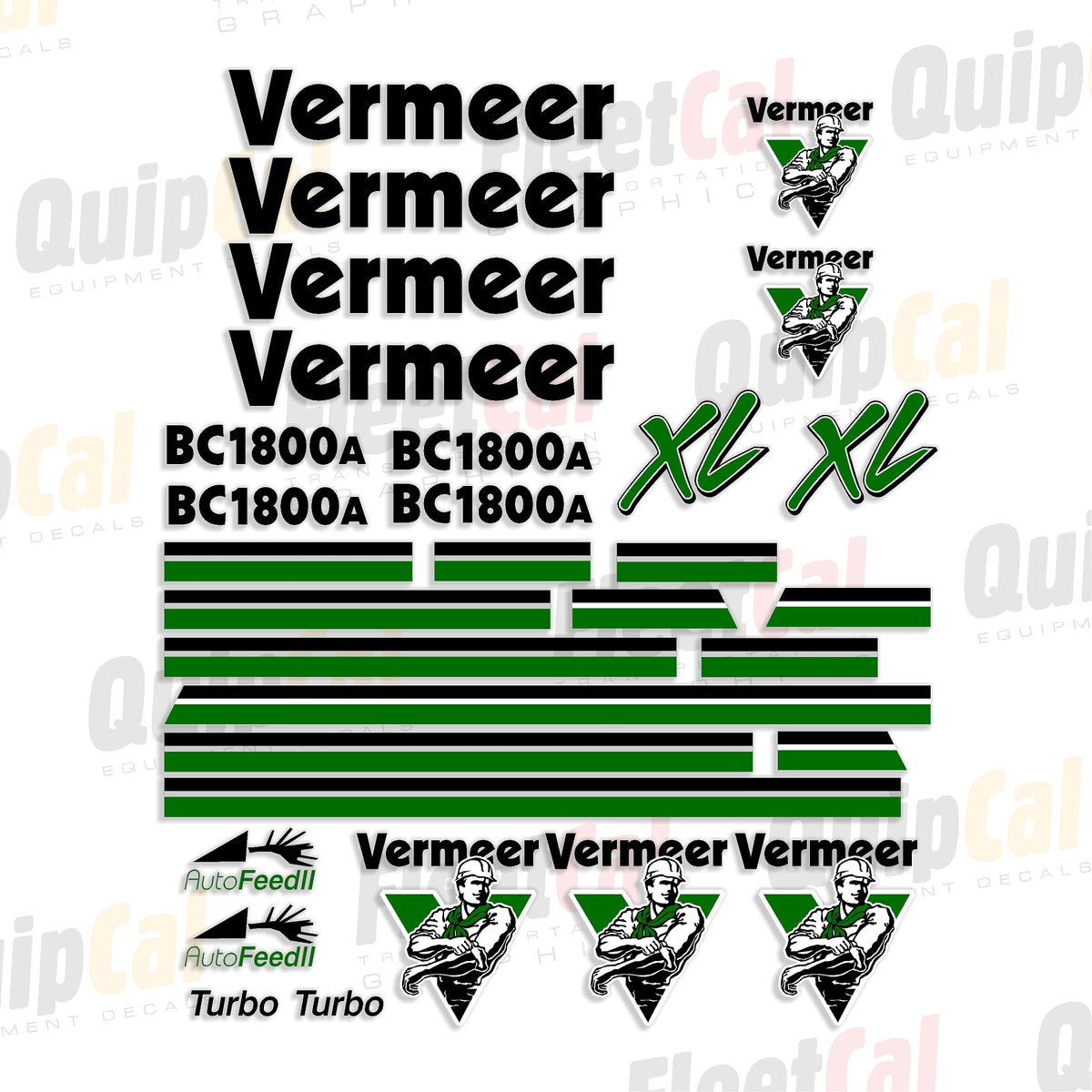 Vermeer Wood Chipper Decals