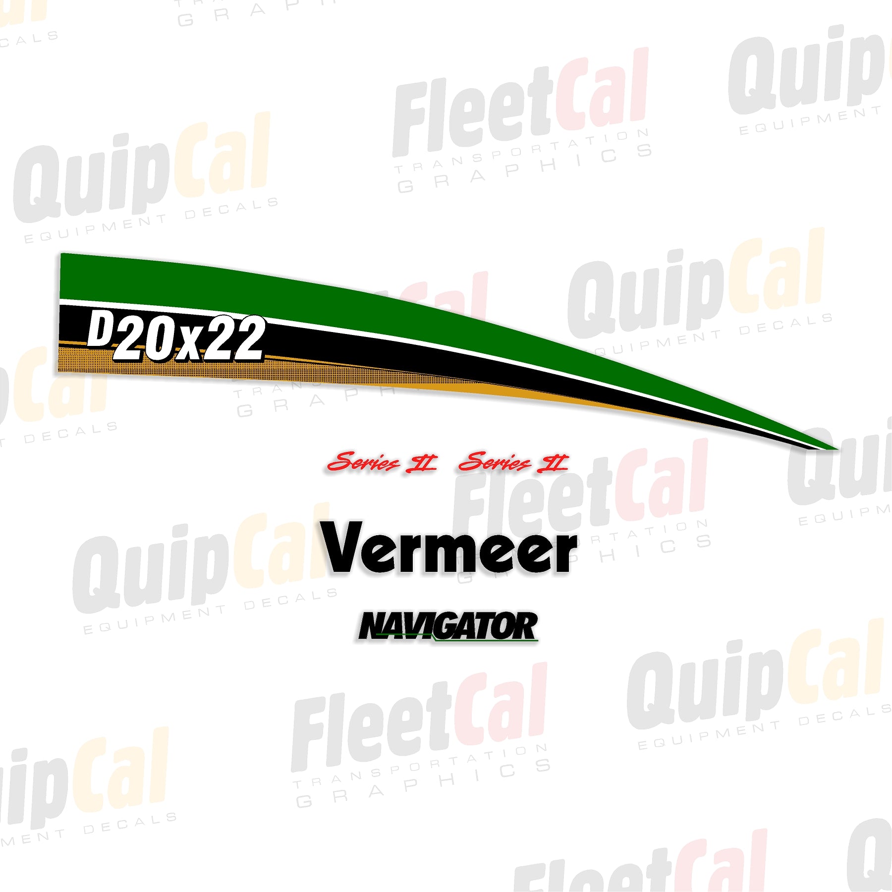 Vermeer Directional Drill Decal Set