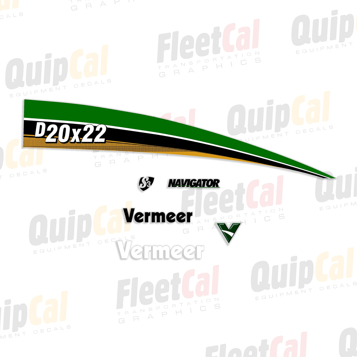 Vermeer Directional Drill Decal Set