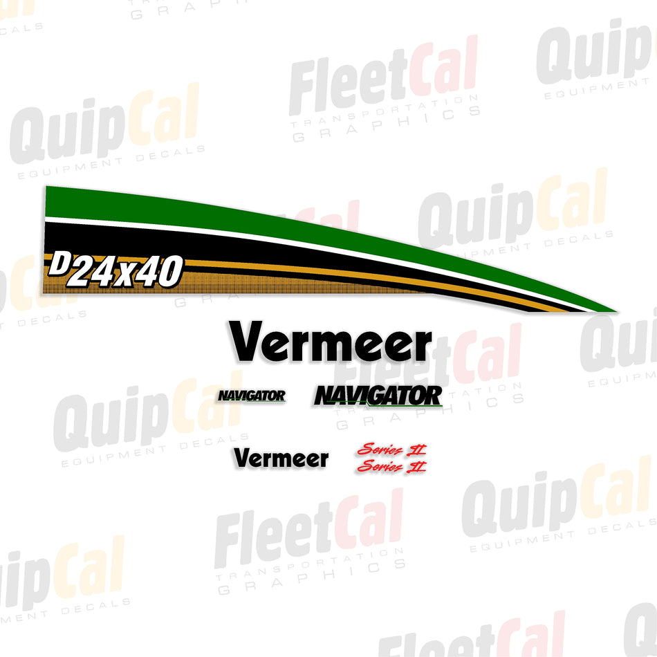 Vermeer Directional Drill Decal Set