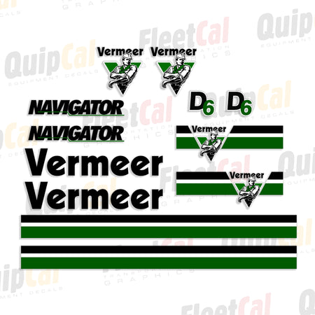 Vermeer Directional Drill Decal Set