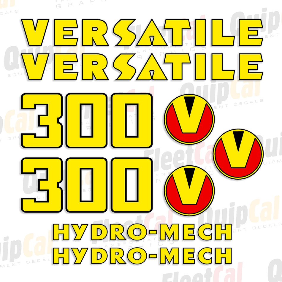 Versatile 300 Hydro-Mech Marking Decal Set