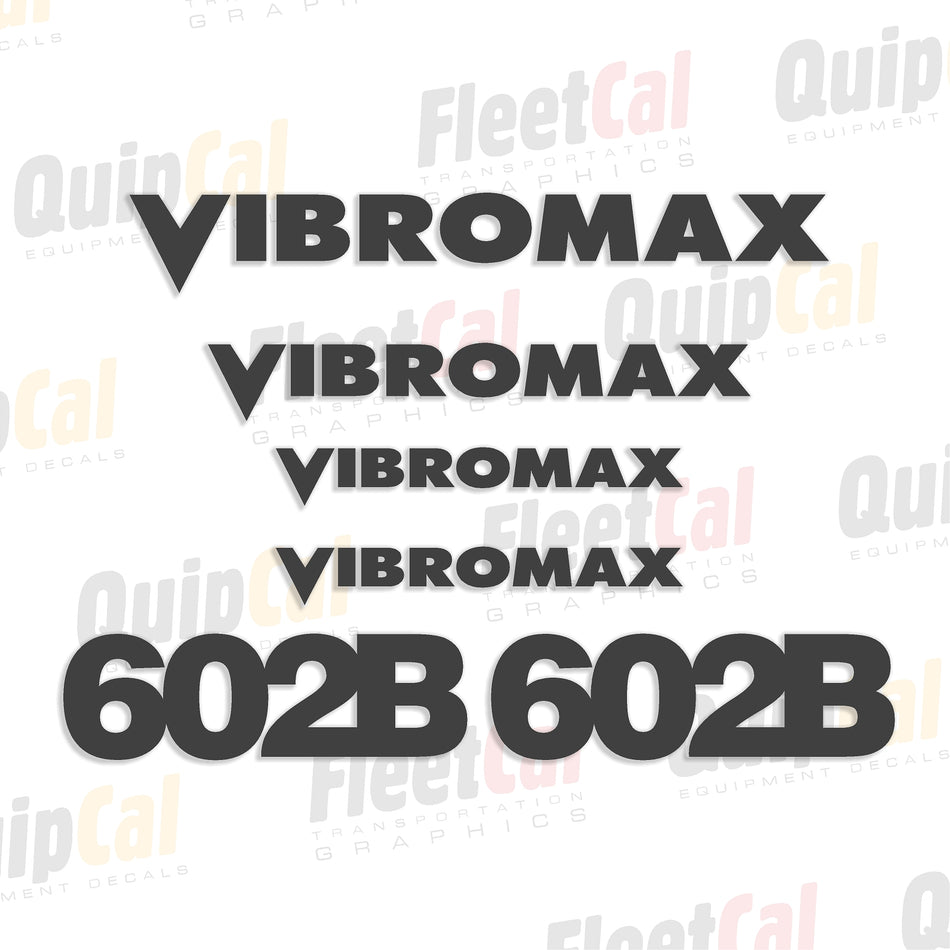 Vibromax Roller Decal set