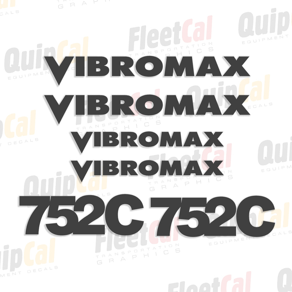 Vibromax Roller Decal set