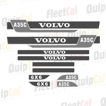 Volvo Haul Truck Decals