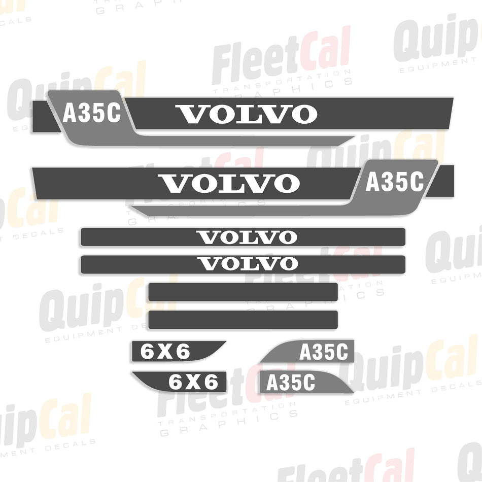 Volvo Haul Truck Decals