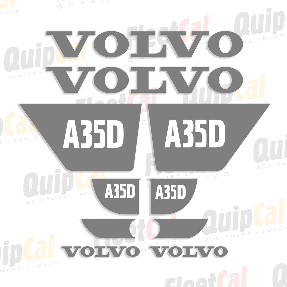 Volvo Haul Truck Decals