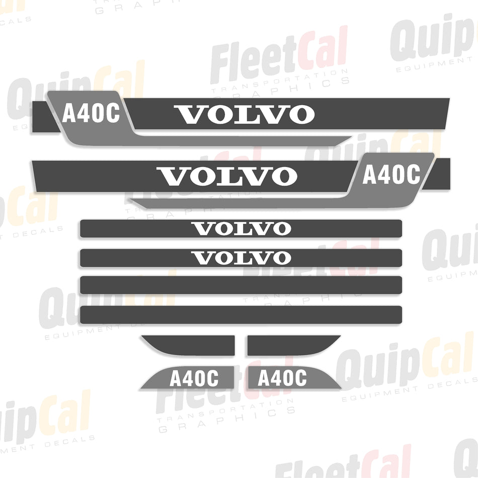 Volvo Haul Truck Decals