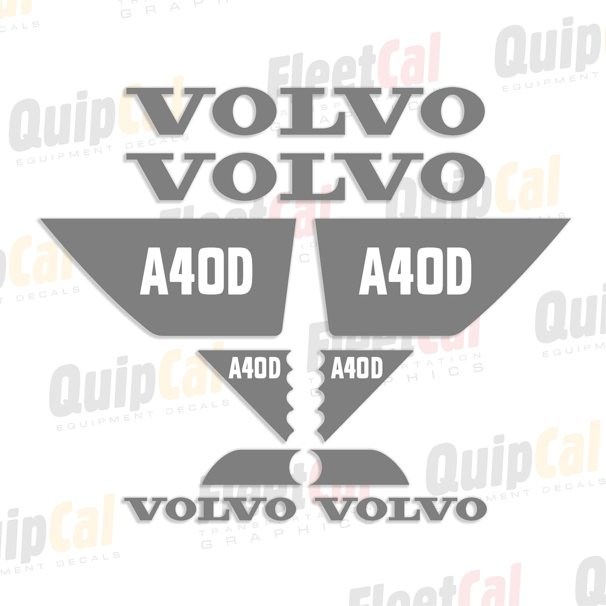 Volvo Haul Truck Decals