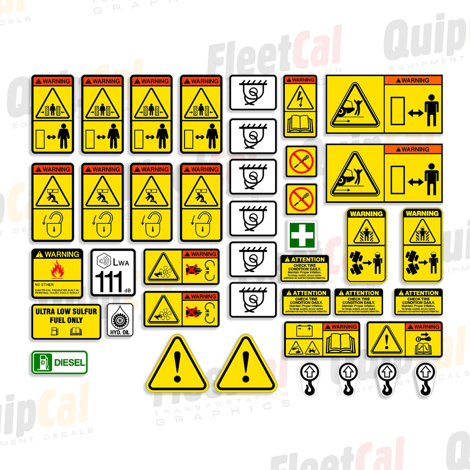 Volvo Haul Truck Decals