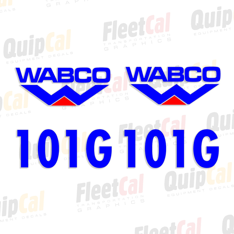 Wabco Scraper Decals