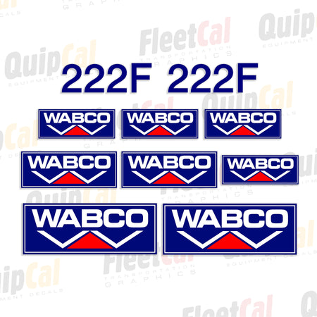 Wabco Scraper Decals