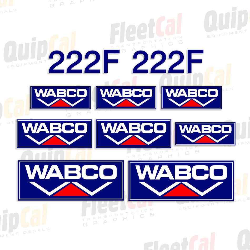 Wabco Scraper Decals