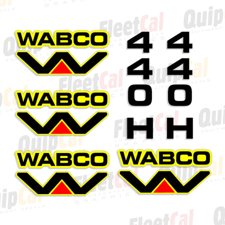 Wabco Motor Grader Decals