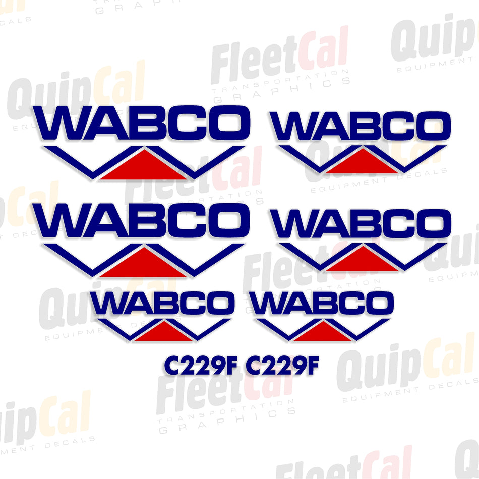 Wabco Motor Scraper Decals