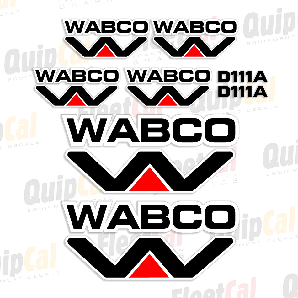 Wabco Motor Scraper Decals