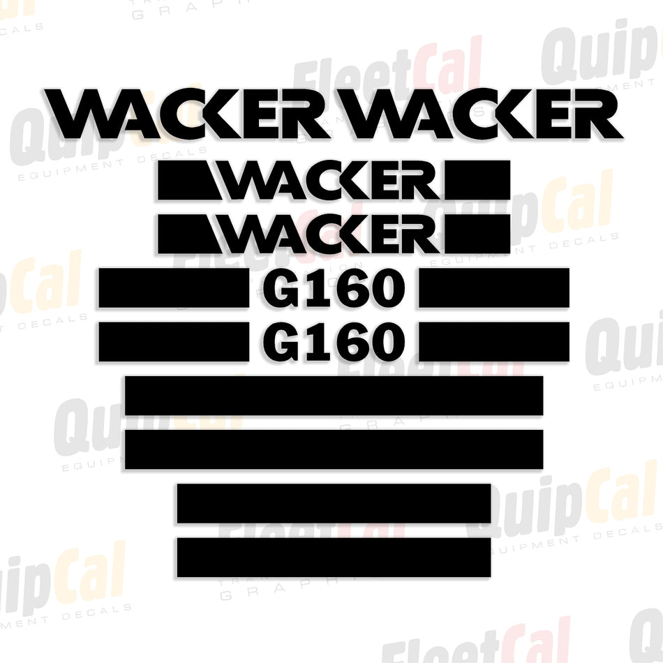 Decals for Wacker Generators