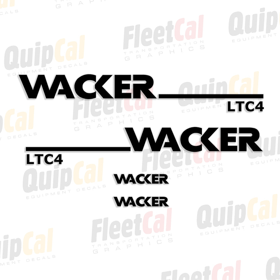 Wacker Light Tower Decals