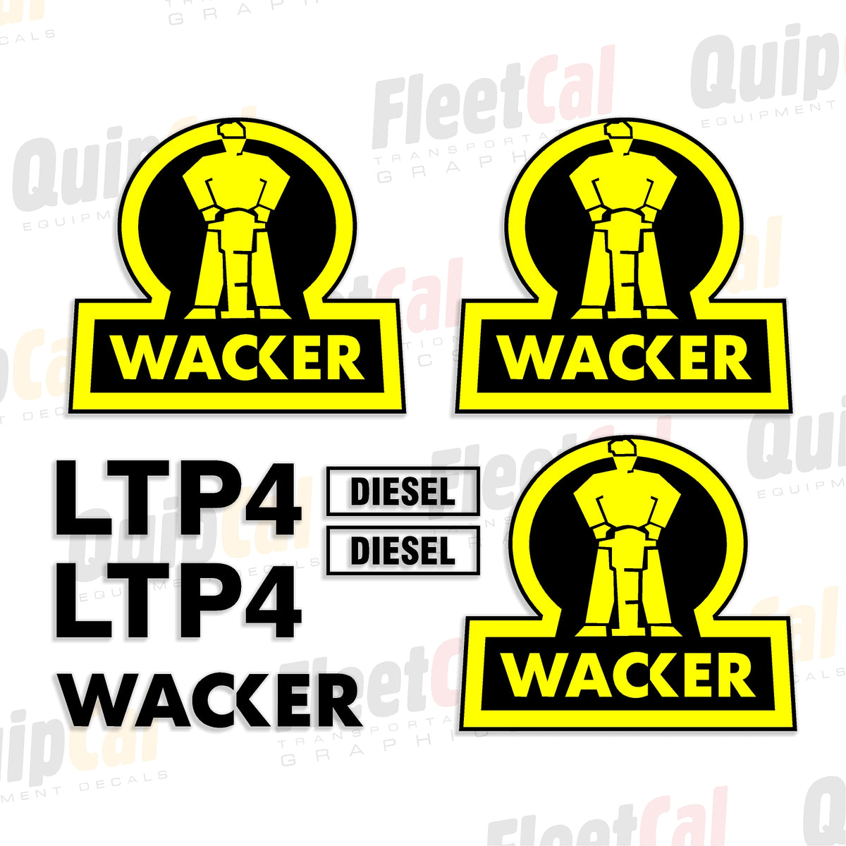 Wacker Light Tower Decals