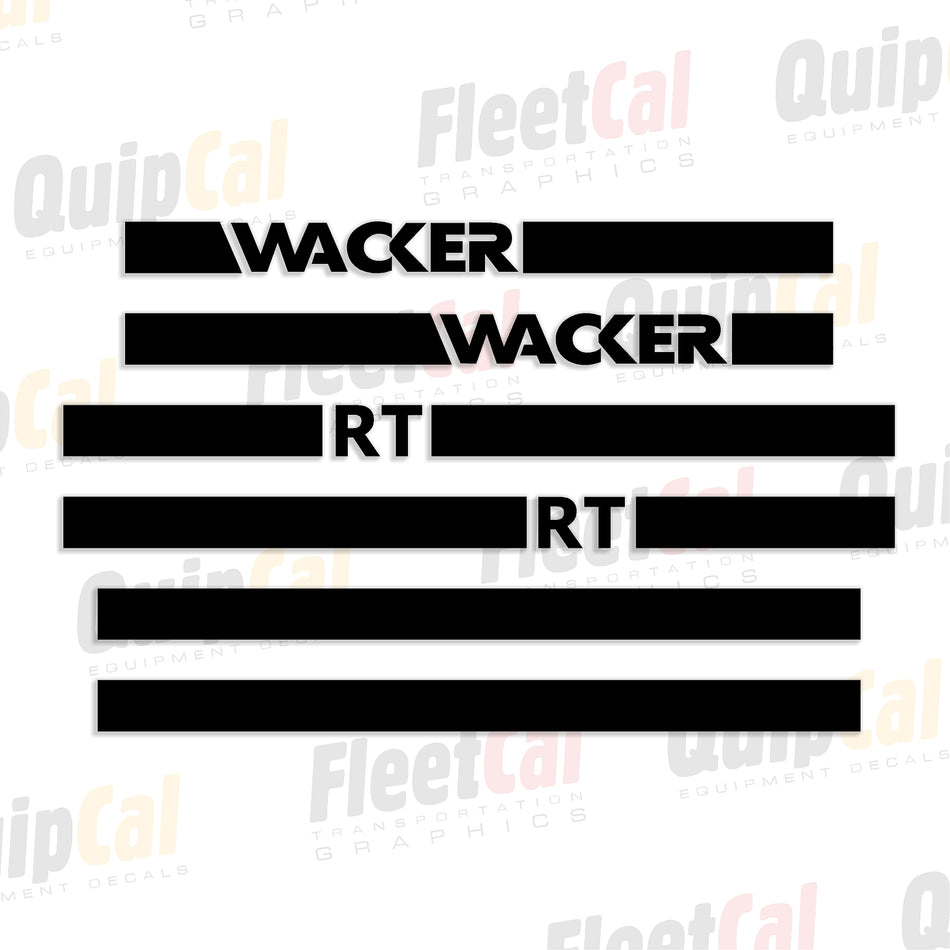 Wacker Trench Roller Decals