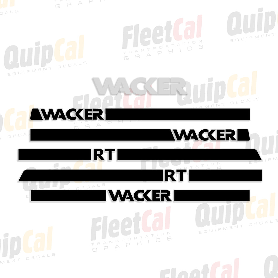 Wacker Trench Roller Decals