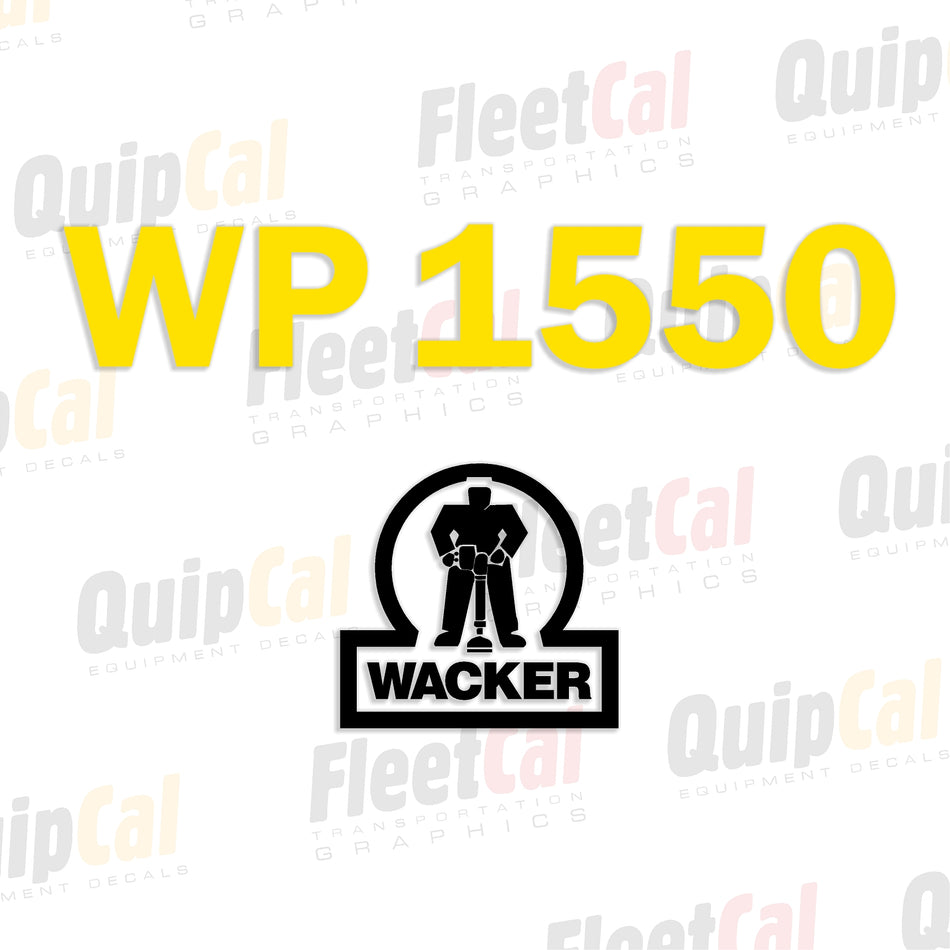 Wacker Plate Compactor Decals