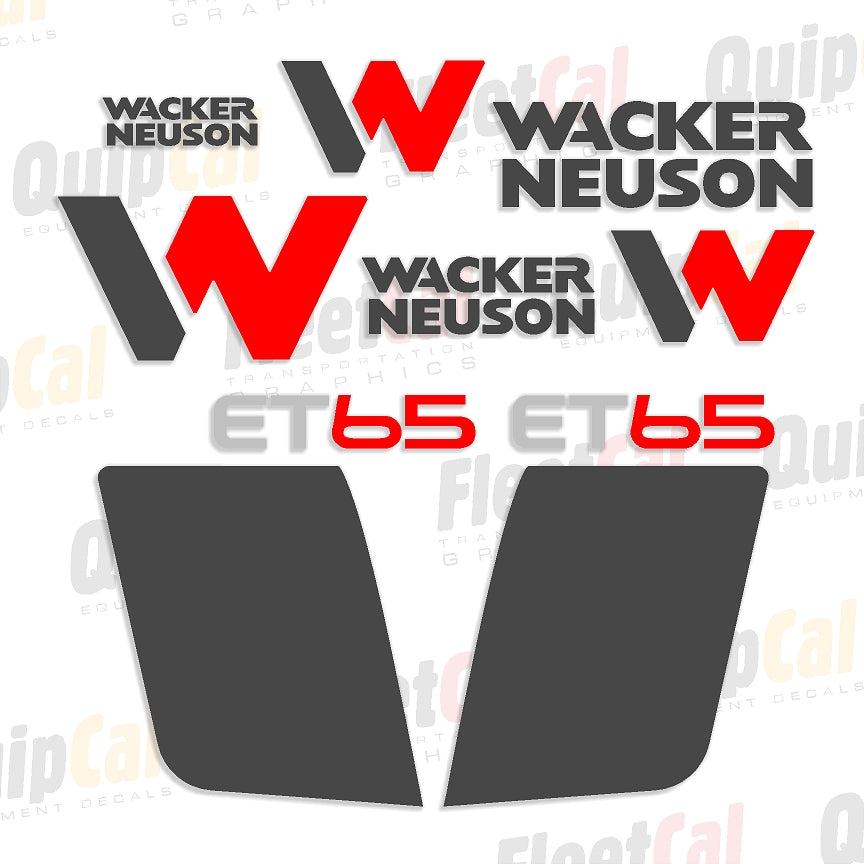 Wacker Neuson Excavator Decals