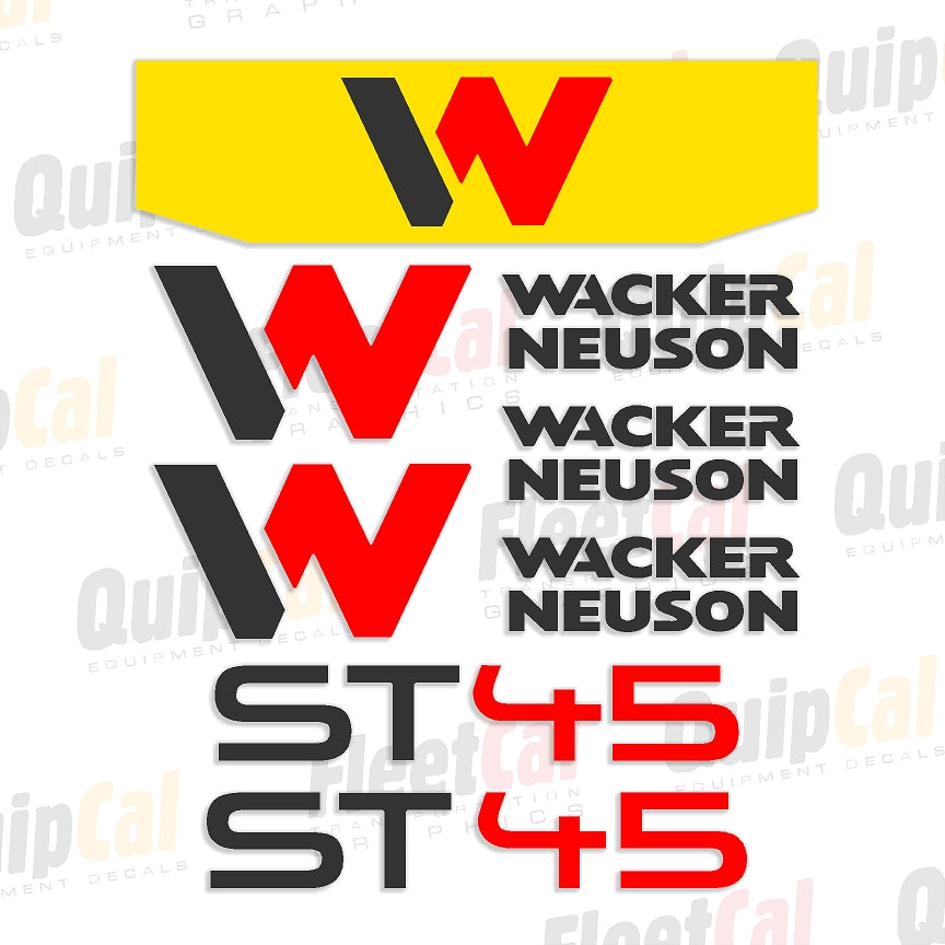 Wacker Neuson Compact Track Loader Decals