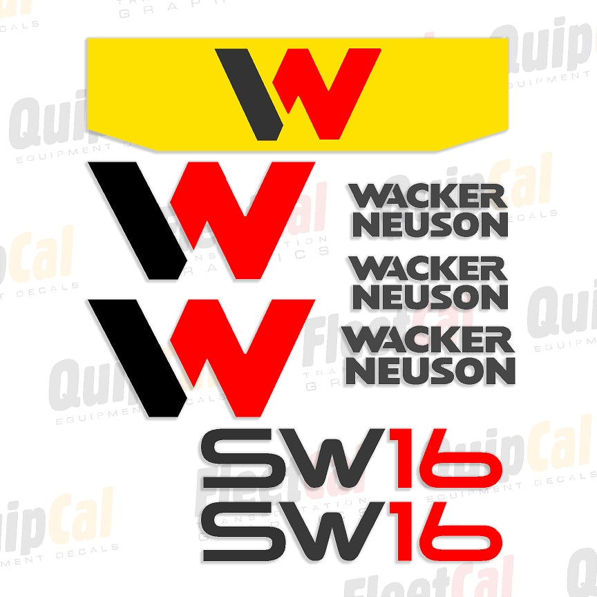 Wacker Neuson Skid Loader Decals