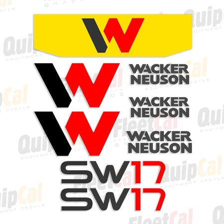 Wacker Neuson Skid Loader Decals