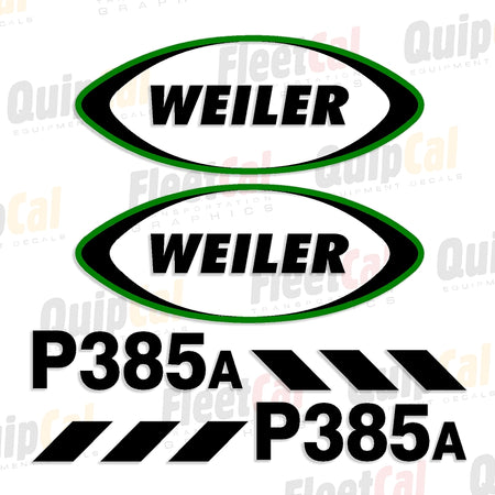 Weiler Paver Decals