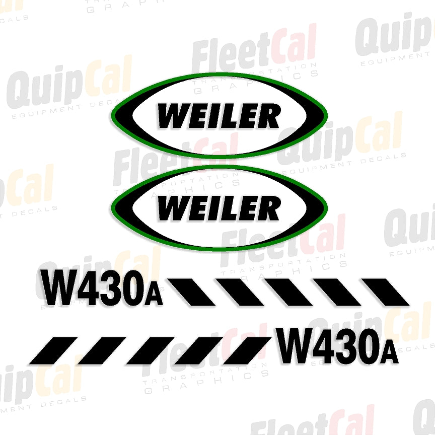 Weiler Paver Decals