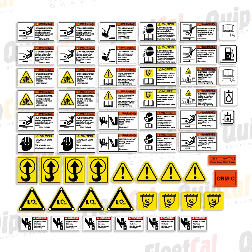 Wirtgen Soil Stabilizer Decals