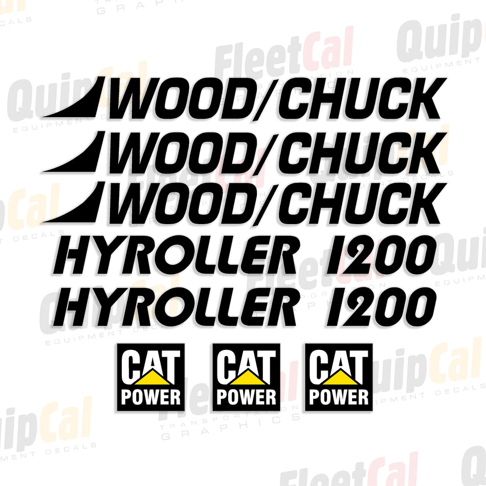 Woodchuck Chipper Decal Set