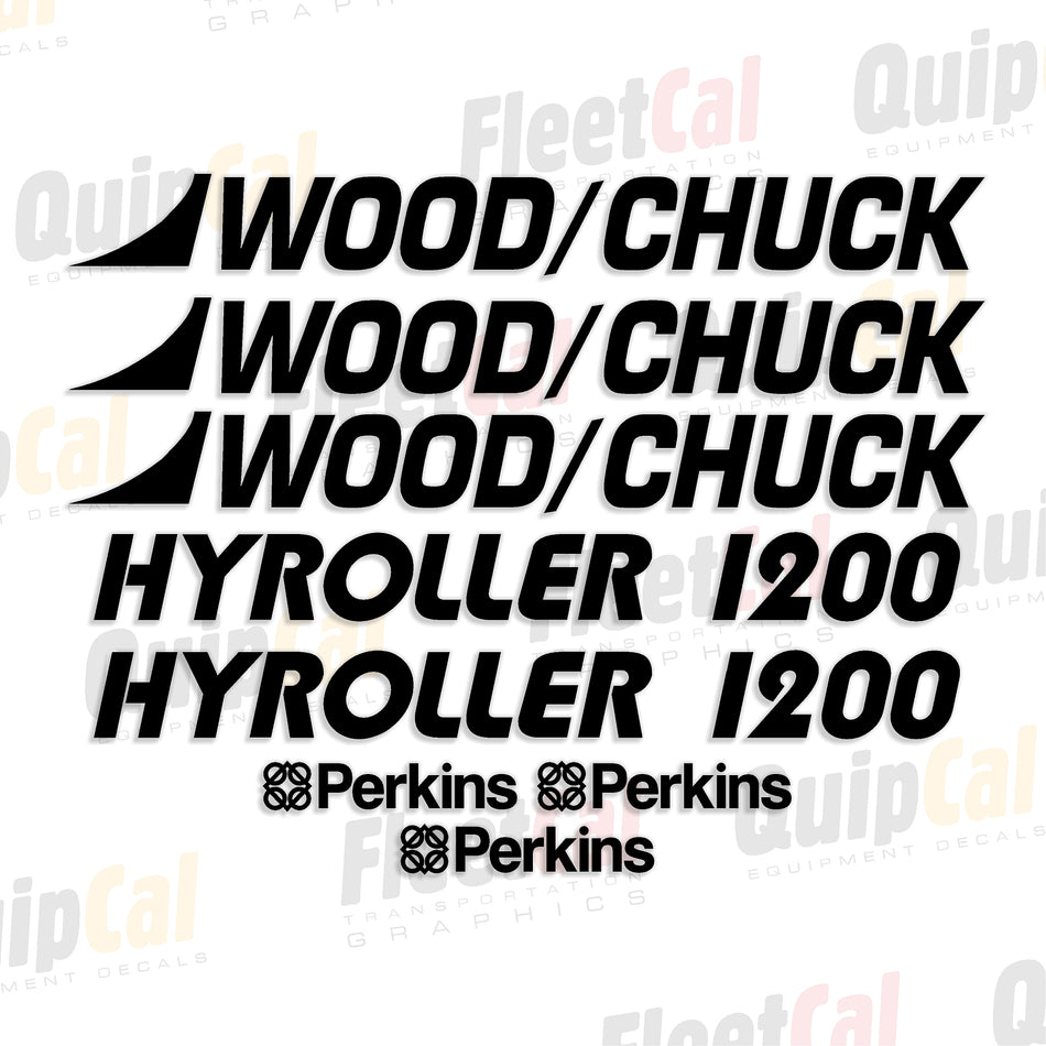 Woodchuck Chipper Decal Set