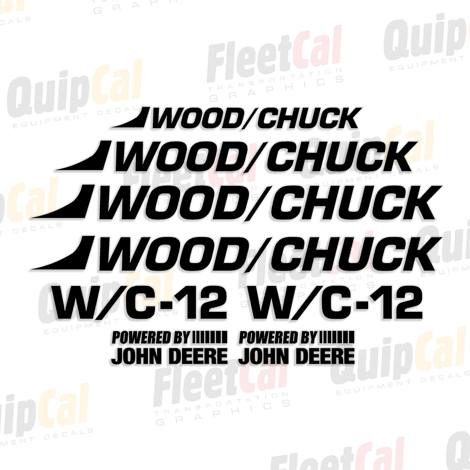 Woodchuck Chipper Decal Set