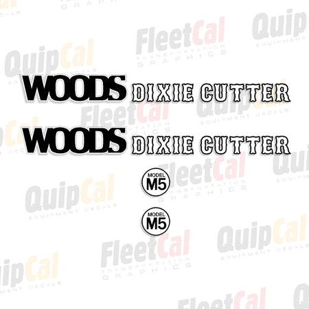 Woods Mower Decals