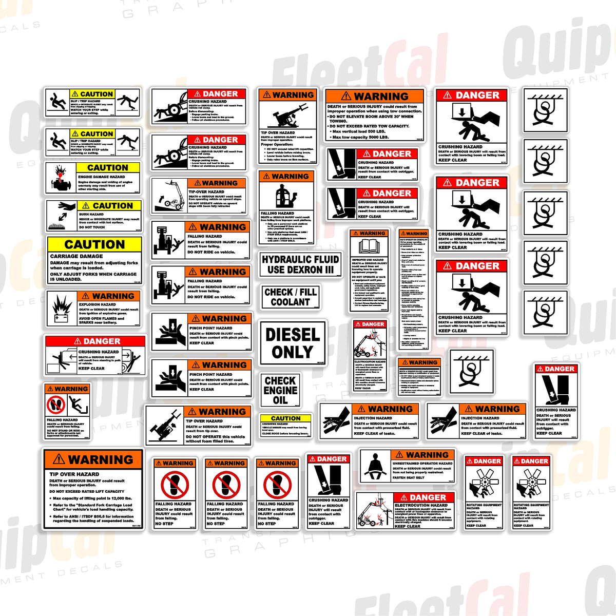 Decals for X-Treme Telehandlers 