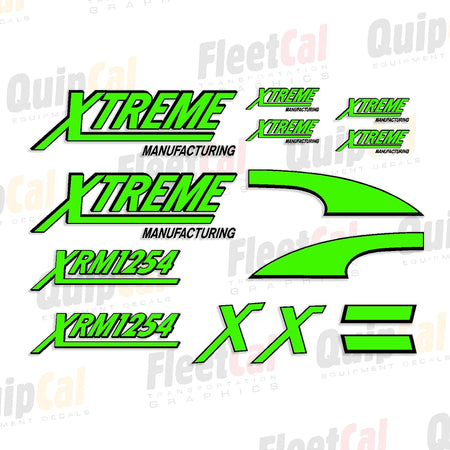 Xtreme Telescopic Forklift Decals