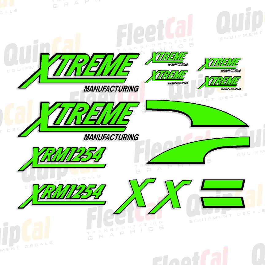 Xtreme Telescopic Forklift Decals